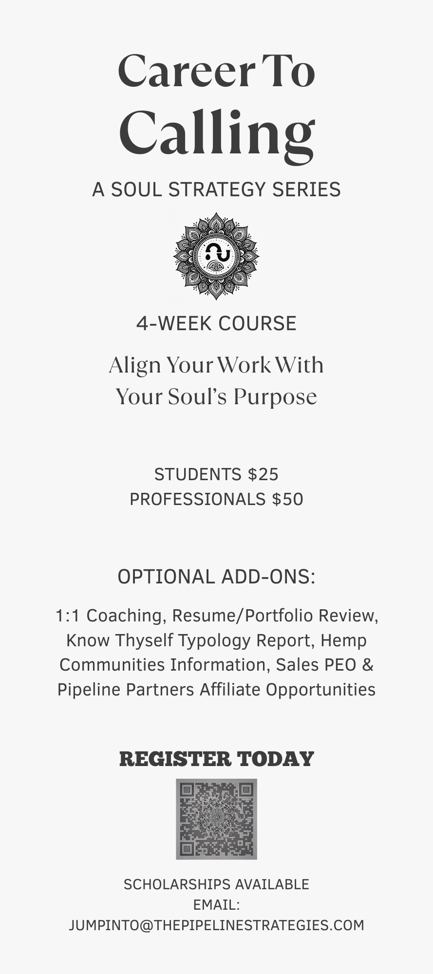 Career To Calling: A Soul Strategy Series